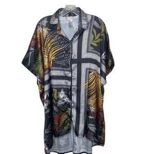 Free People $125 Island Time Kimono One Size Beach Resort Vacation Swim Cover